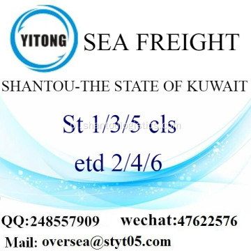 Porto de Shantou LCL consolidação para o estado do Kuwait